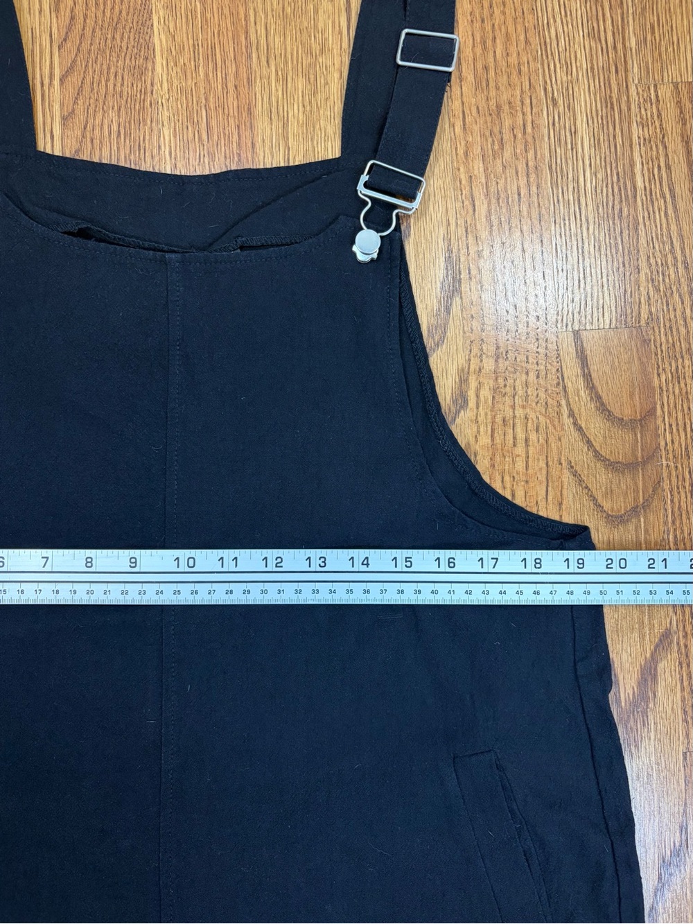 Summer Cotton Linen Short Overalls Casual Bib Shortalls Rompers with Pockets (M) - Picture 4 of 8